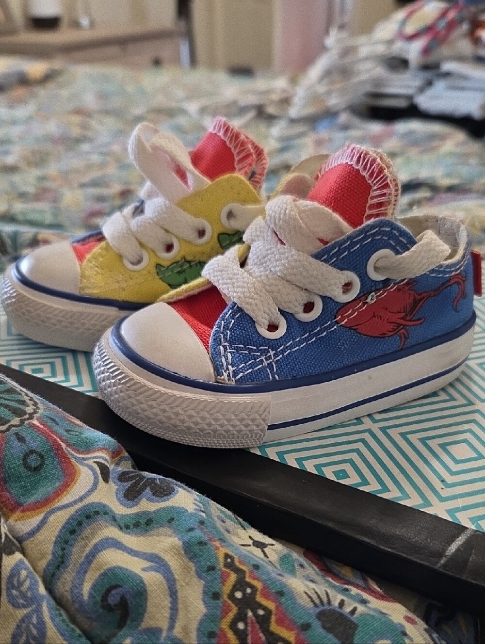 Kids Multi-Color Converse Dr Suess